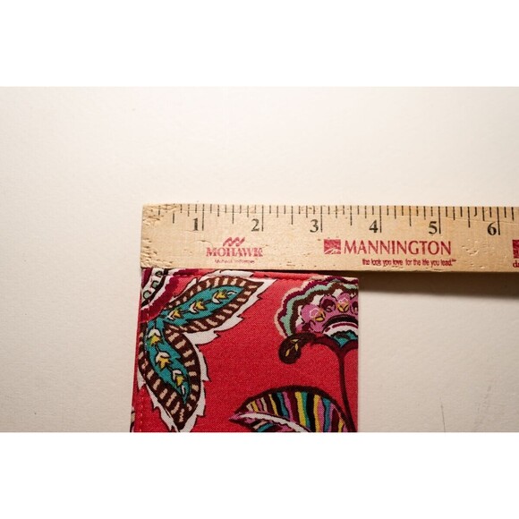 Set of 2 Vera Bradley wallet checkbook holders coral regal rosette - Picture 7 of 8